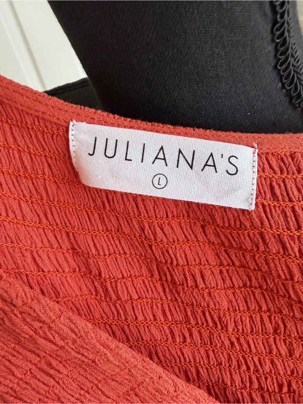 JULIANA’S BOUTIQUE | Orange Smocked Waist Midi Dress - Picture 4 of 5